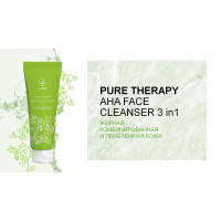 Очищающий гель 3-в-1 Pure therapy Aha Face Cleanser 3 in 1 Lambre